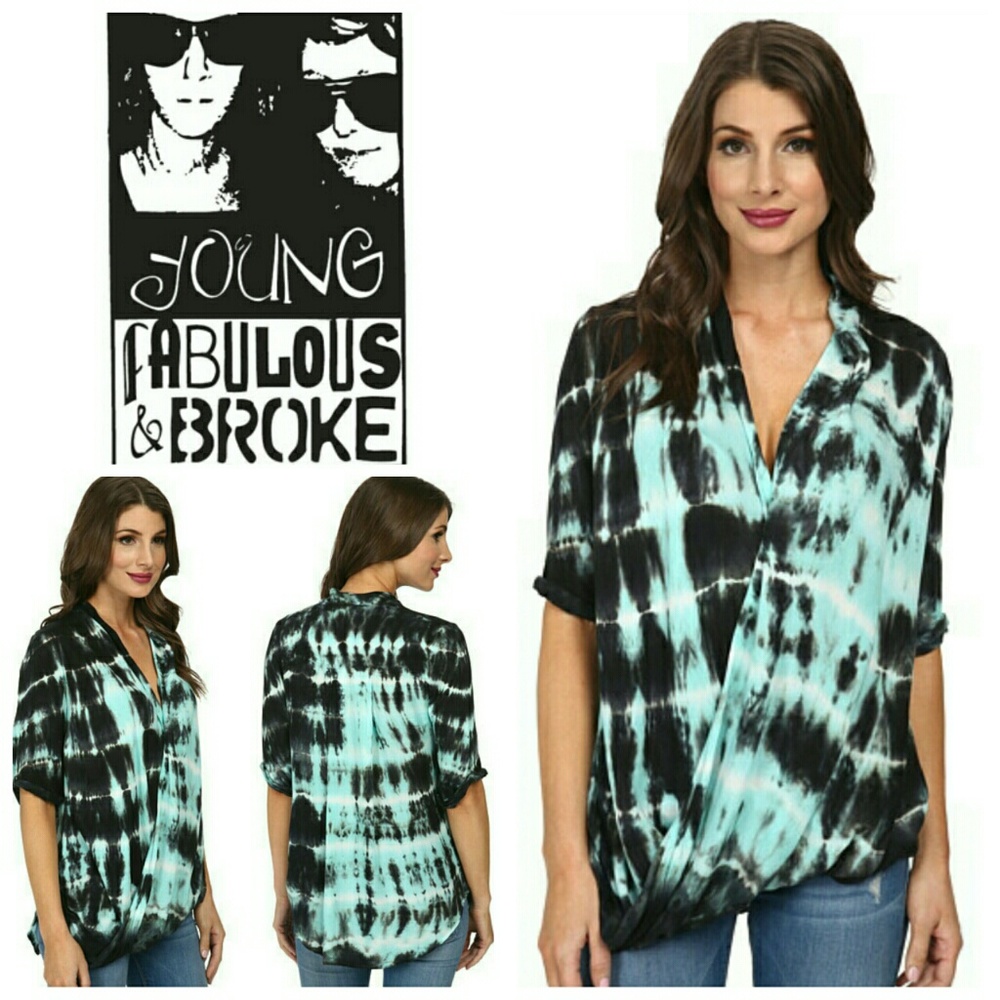 Young Fabulous & Broke Print Top